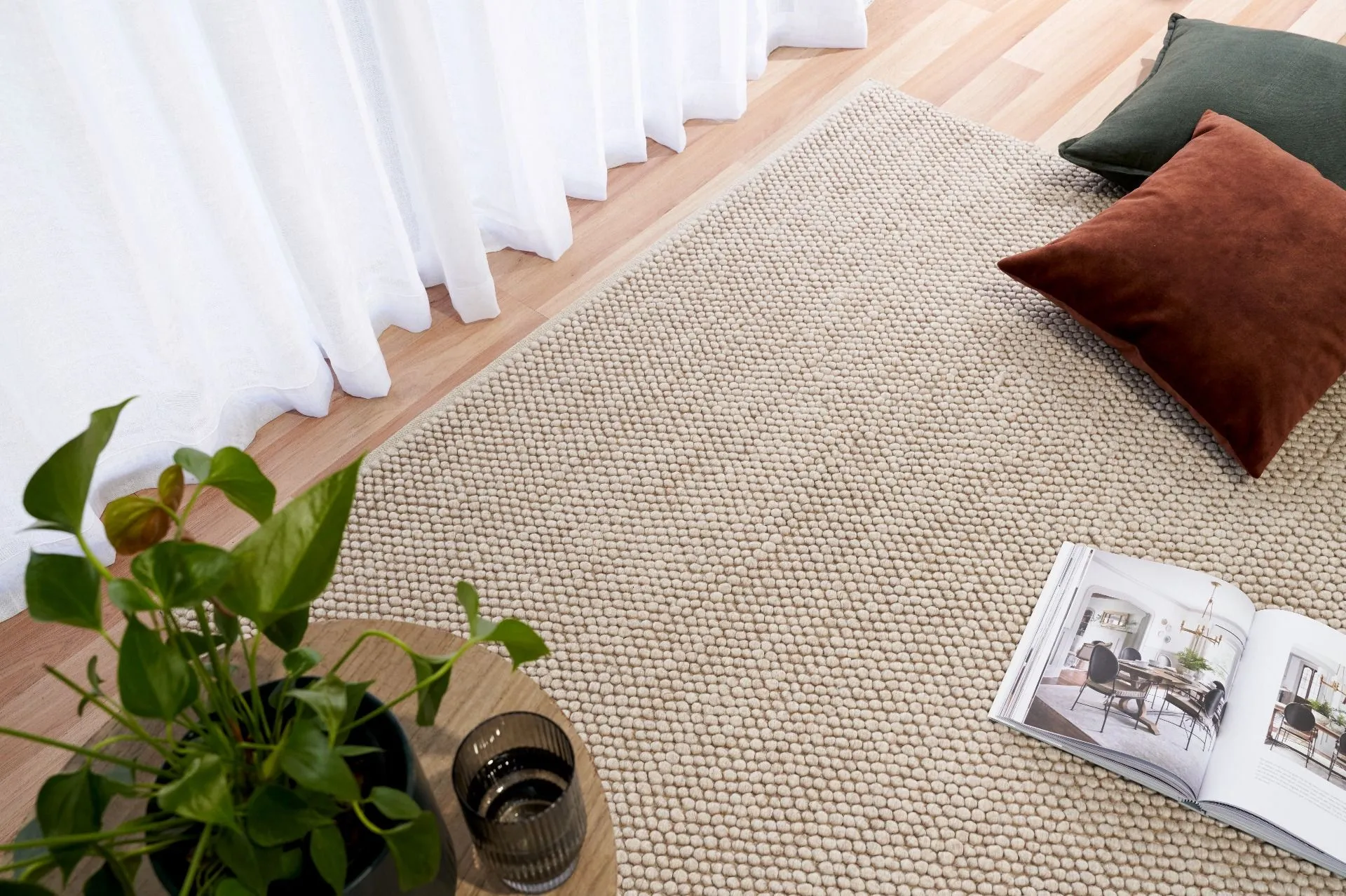 Murmur Wool Rug - Light Beige