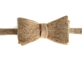 Natural Tan Industrial Felt Bow Tie