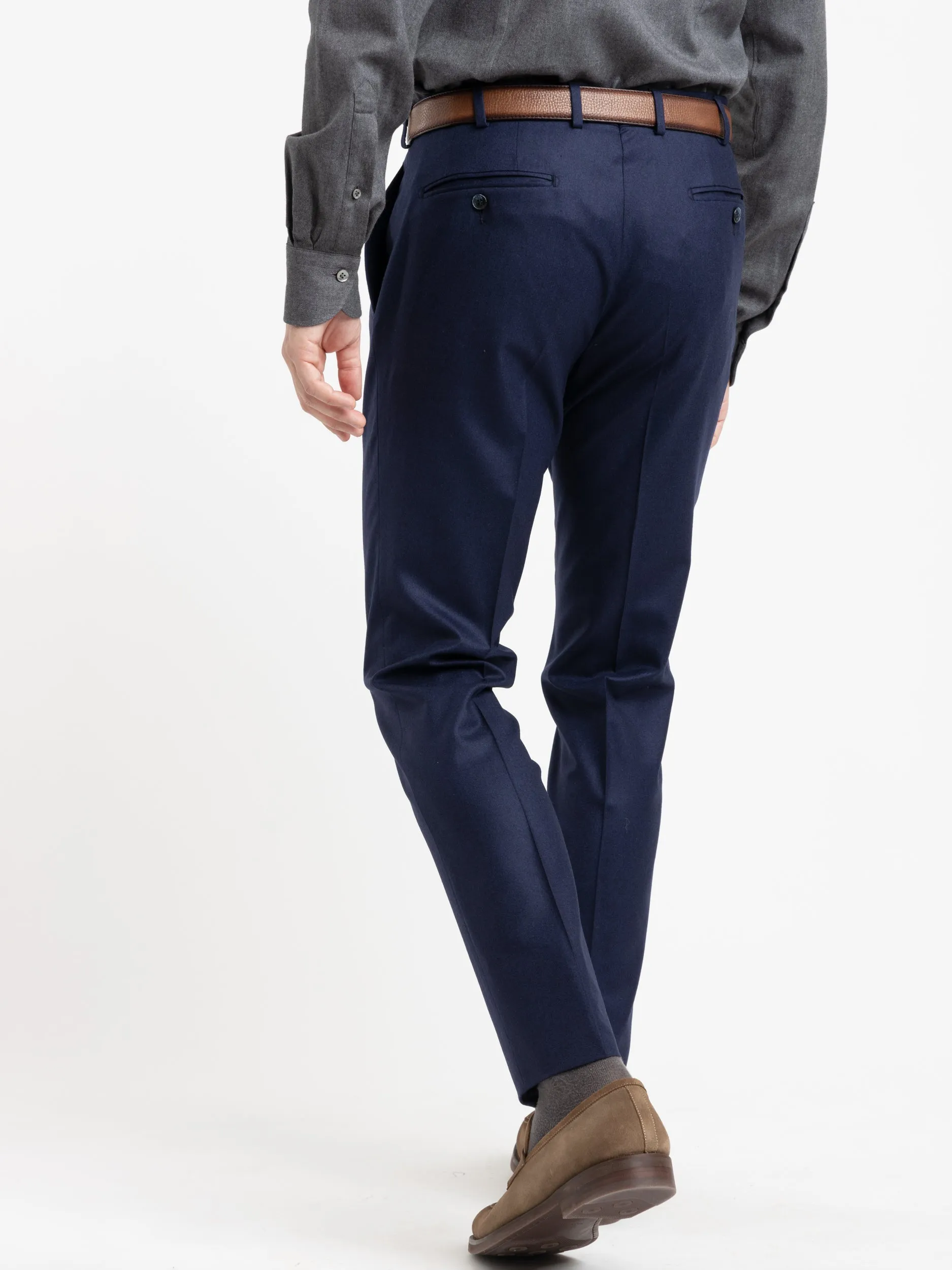 Navy Wool Dress Pants