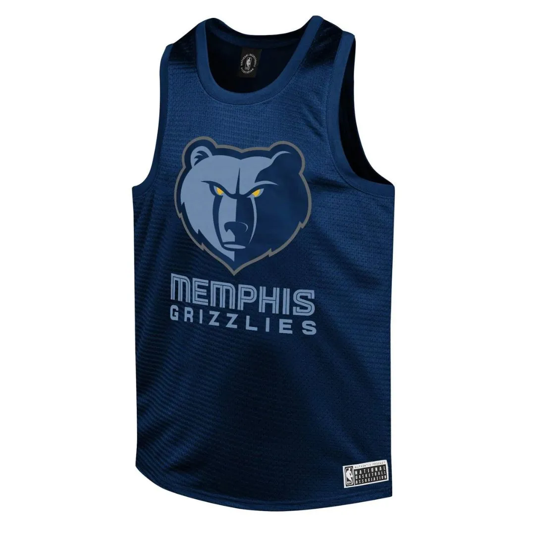 NBA Essentials Youth Name and Number Tank Ja Morant Memphis Grizzlies Navy