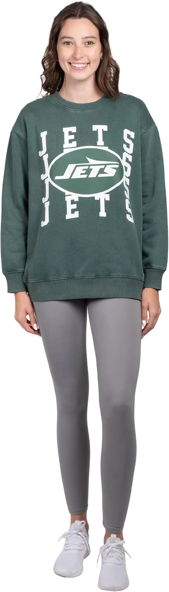 NFL Official Womens Super Soft Oversized Cozy Shirt|New York Jets