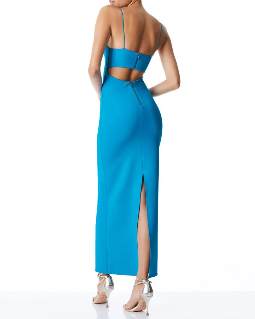 Ocean Blue Nelle Cutout Maxi Dress