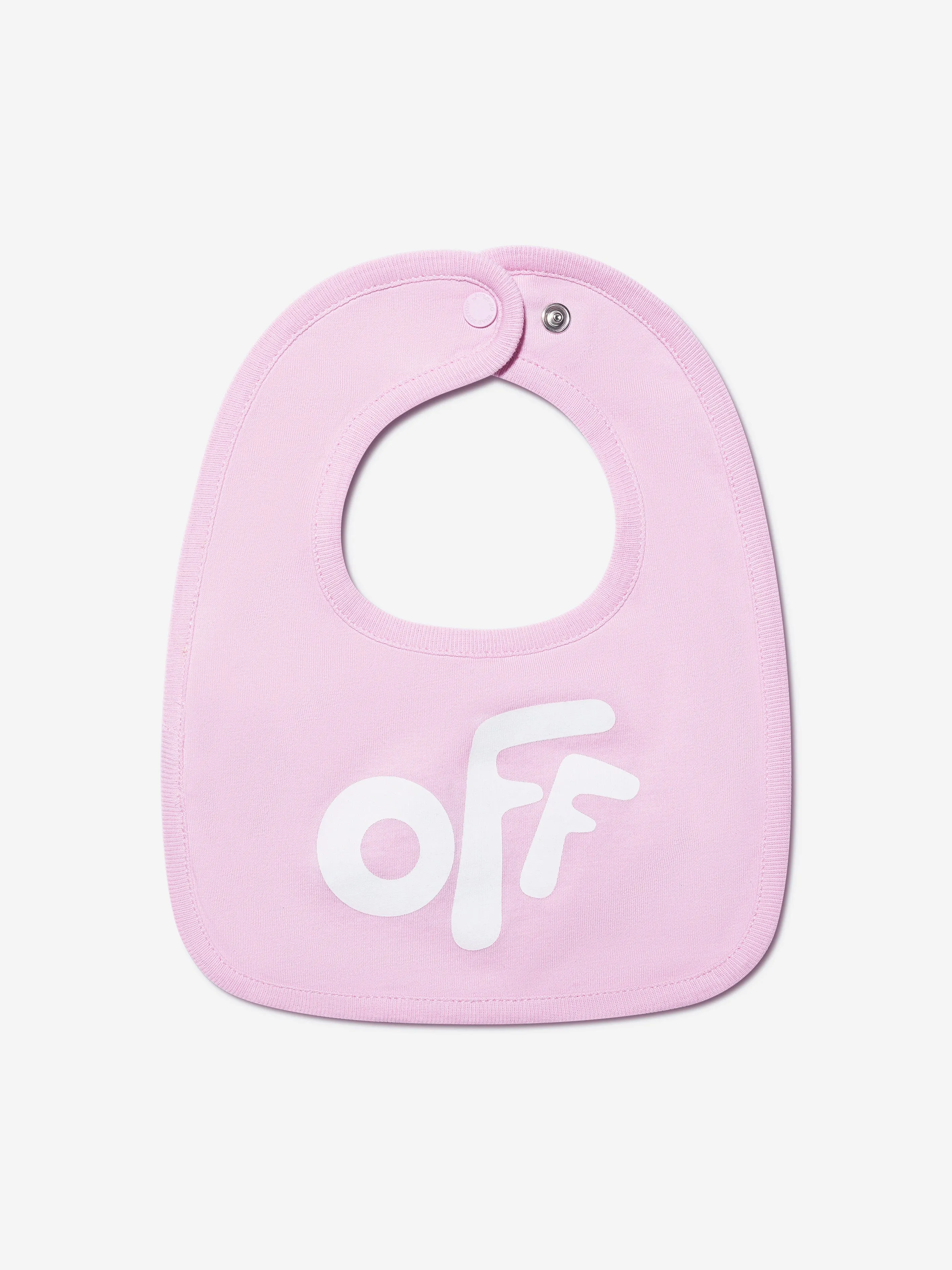 Off-White Baby Girls Bodysuit And Bib Set in Pink