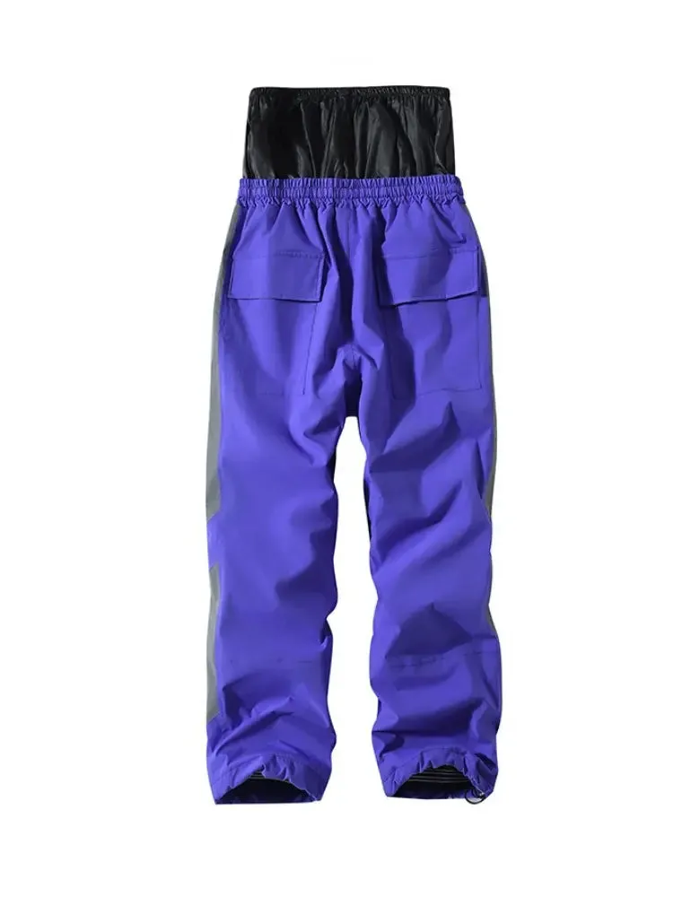 Outdoor Reflective Snowboard Pants Couple Style Sports Trousers