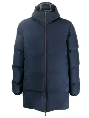 Padded mid-length coat