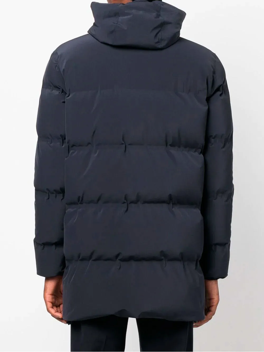 Padded mid-length coat