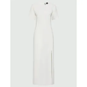 PATTO Art.365 Crepe Midi Dress Wool White