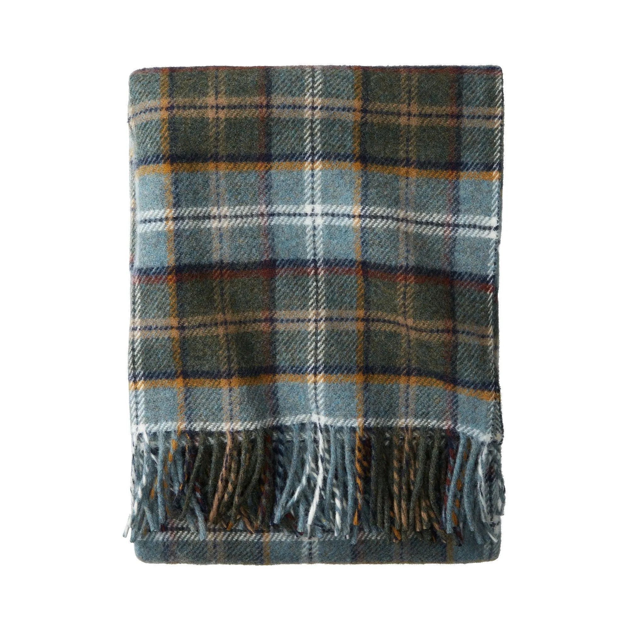 Pendleton Washable Eco-Wise Wool Throw Shale Plaid