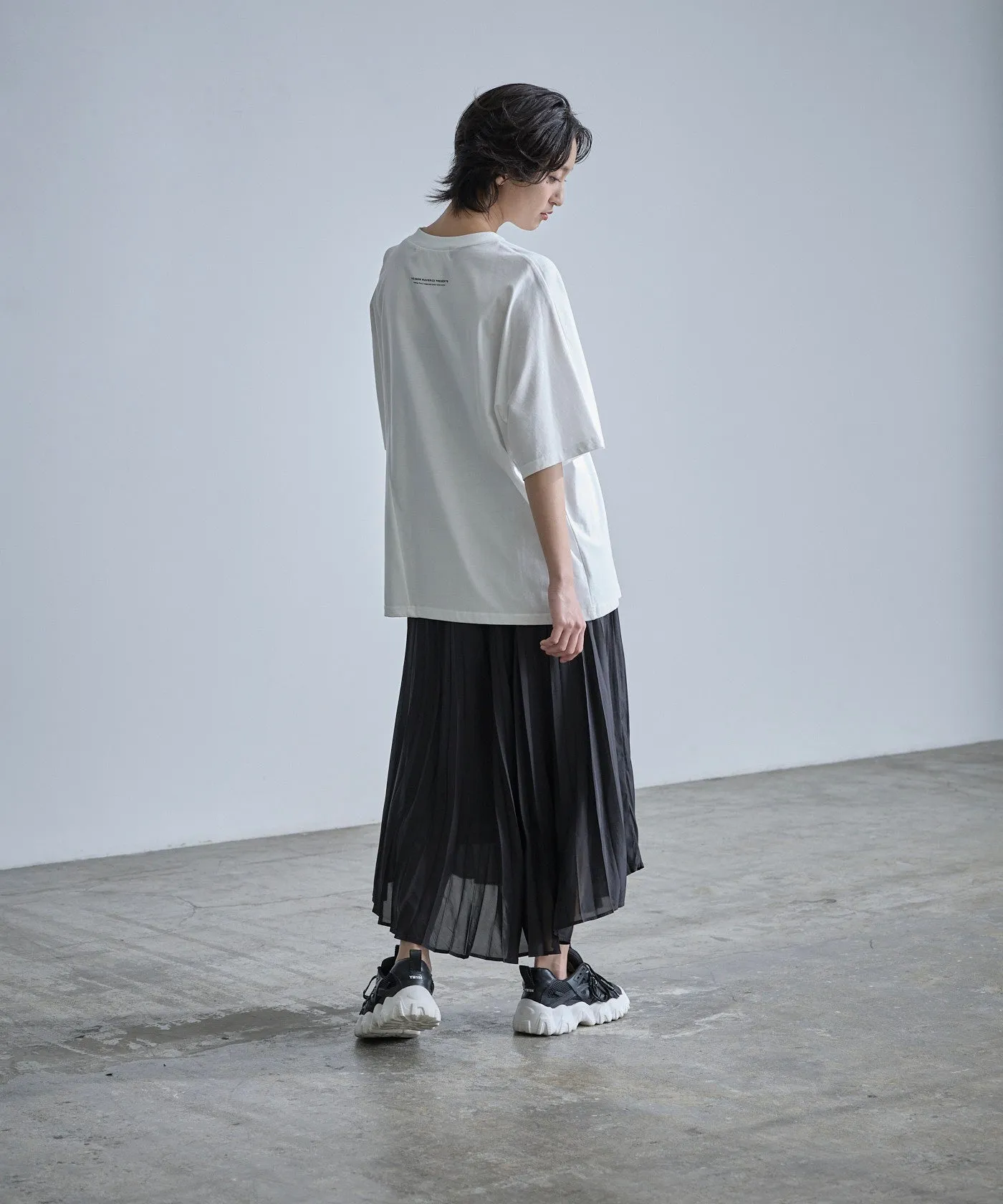 Pleated Long Skirt