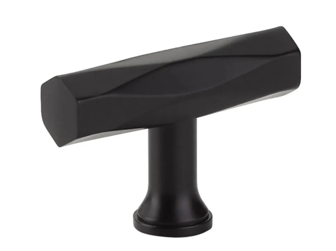 "American Designer" T-Bar Drawer Pulls in Matte Black