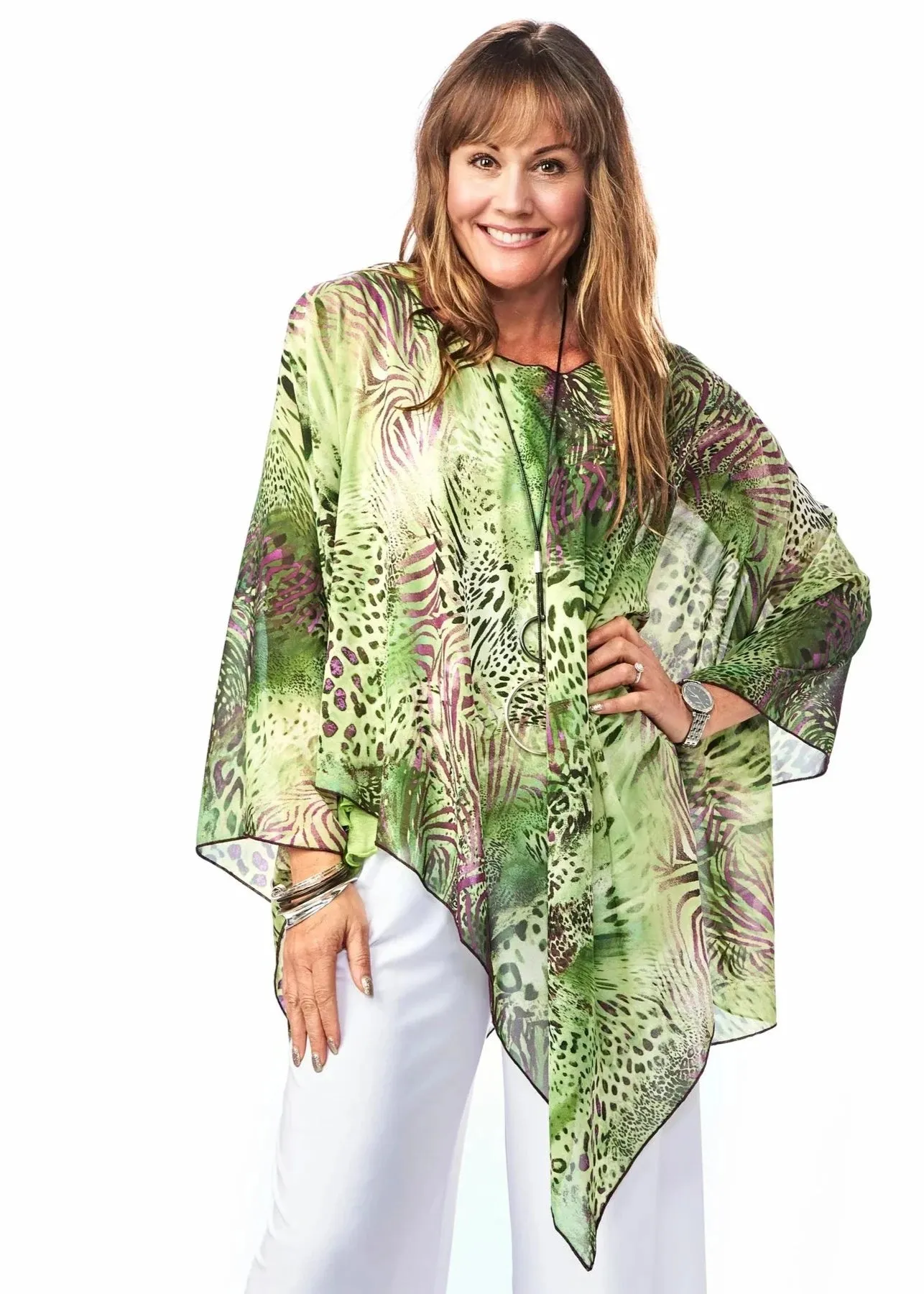 Rapz - Patterned Poncho