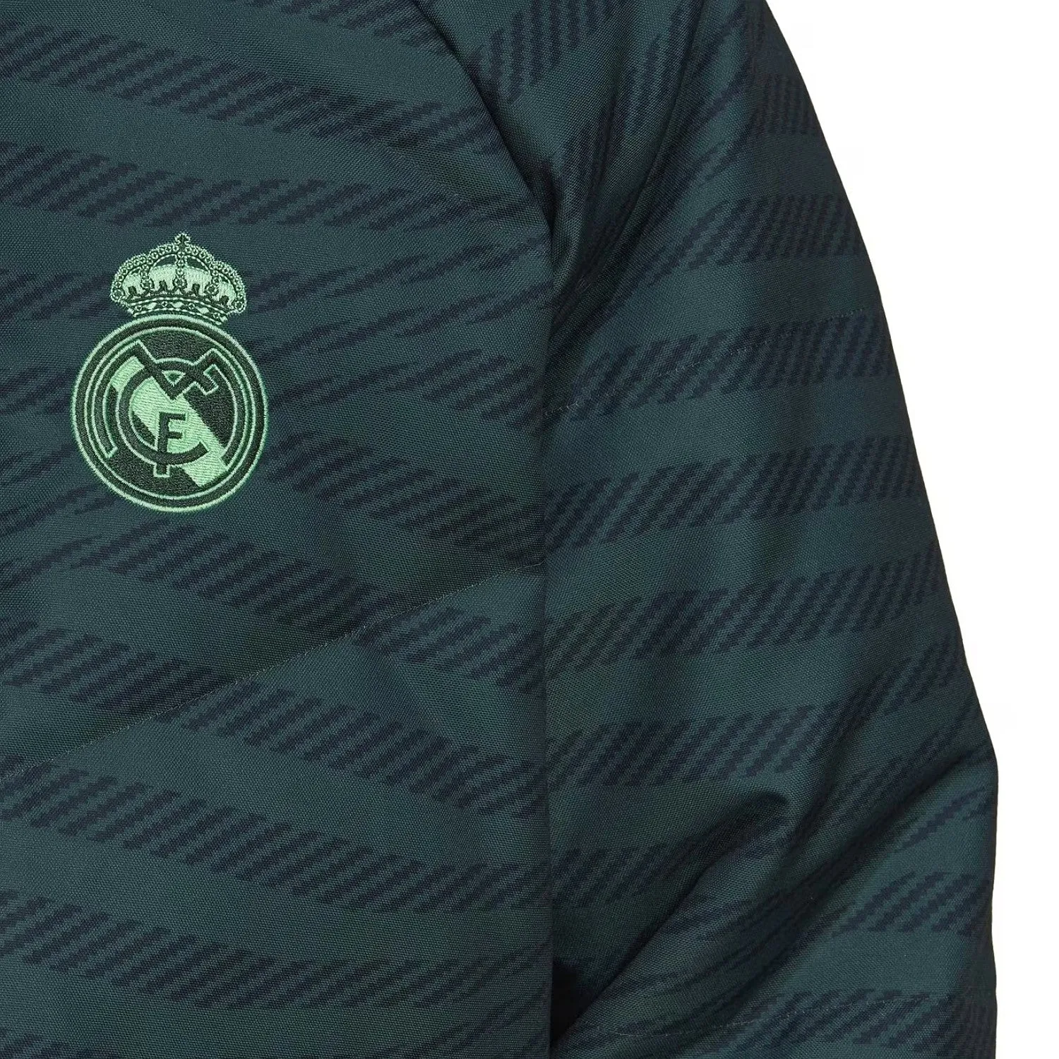 Real Madrid UCL padded down long jacket 2023 - Adidas