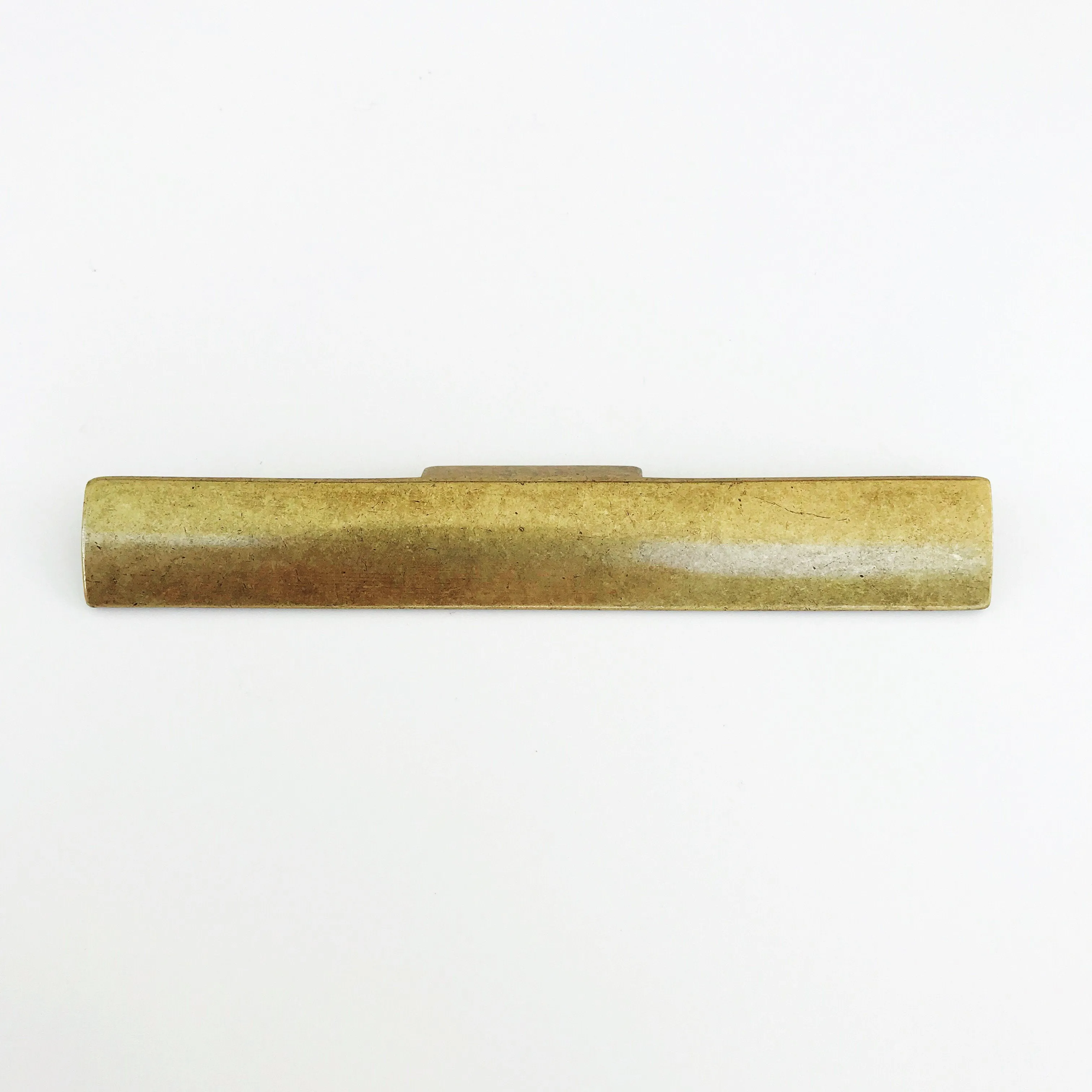 Rectangular "Dara" Aged Brass Drawer Pulls - Cabinet Handles