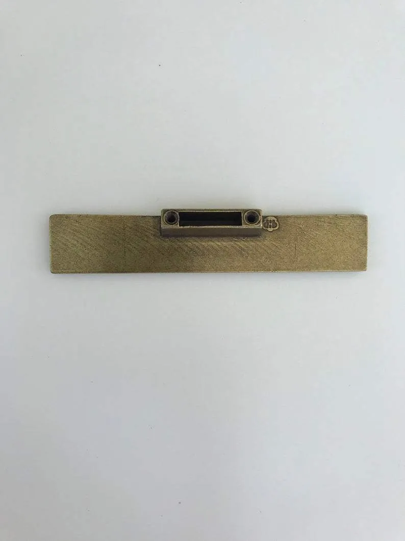 Rectangular "Dara" Aged Brass Drawer Pulls - Cabinet Handles