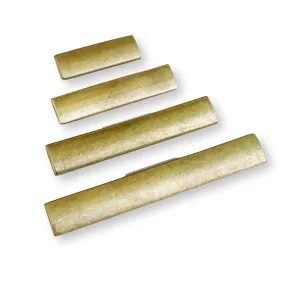 Rectangular "Dara" Aged Brass Drawer Pulls - Cabinet Handles