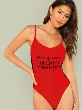 Red written and directed by Quentin Tarantino bodysuit