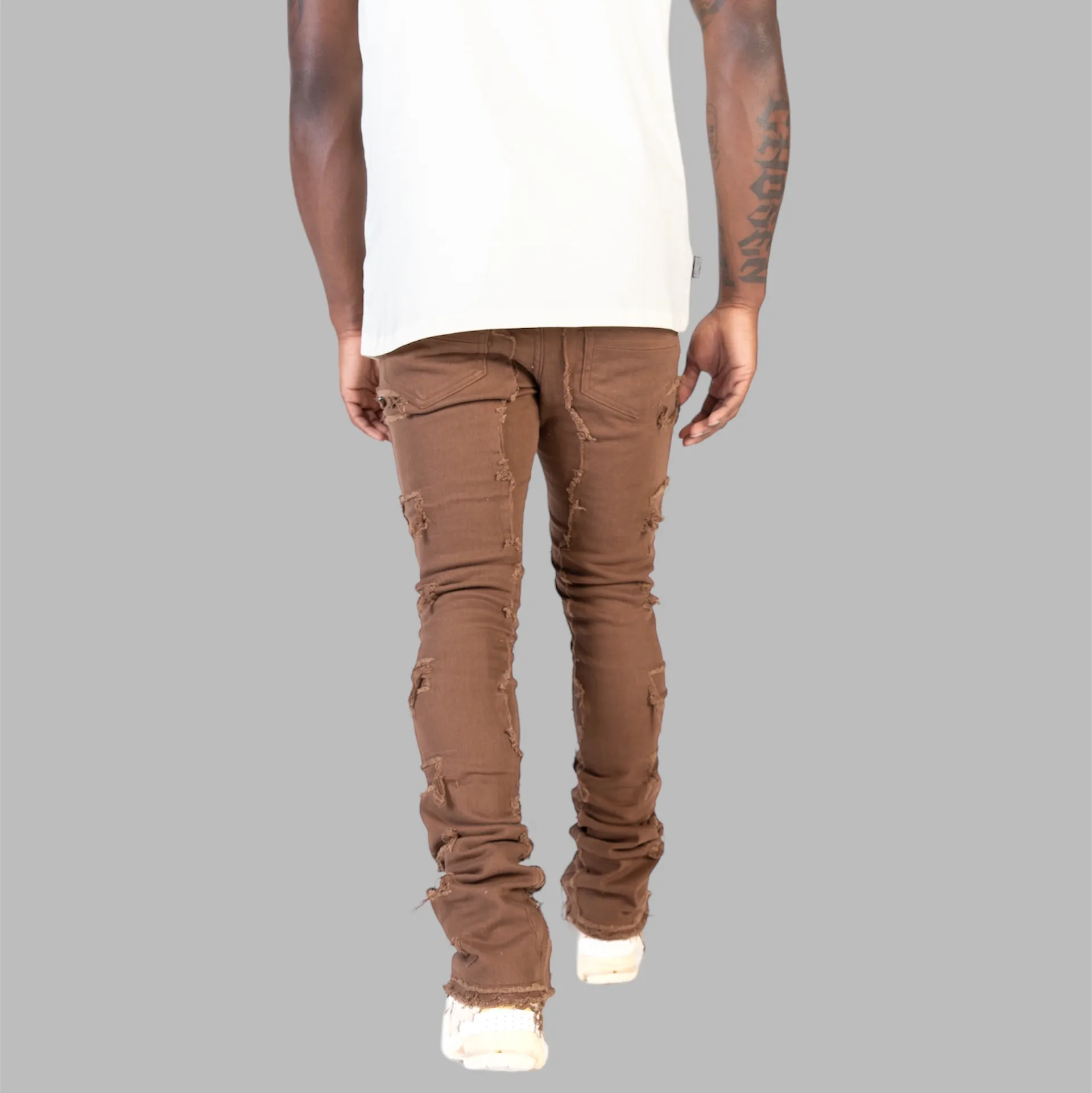 Relapse Jeans Shadow 111 Stack Denim Brown