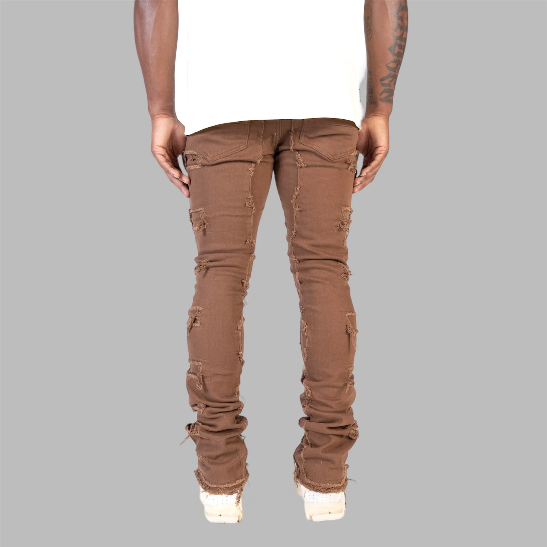 Relapse Jeans Shadow 111 Stack Denim Brown