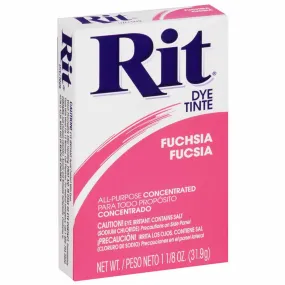 RIT All Purpose Powder Dye - Fuchsia - 31.9g (1⅛ oz)