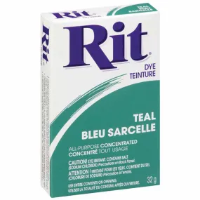 RIT All Purpose Powder Dye - Teal - 31.9g (1⅛ oz)