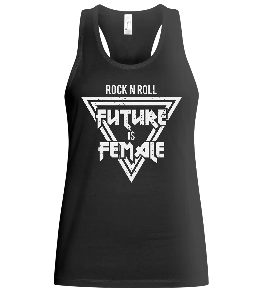 Rock n Roll Female Design - Basic women's tank top