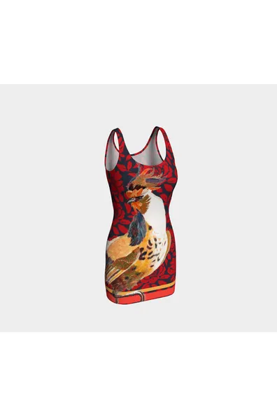 Rooster Bodycon Dress