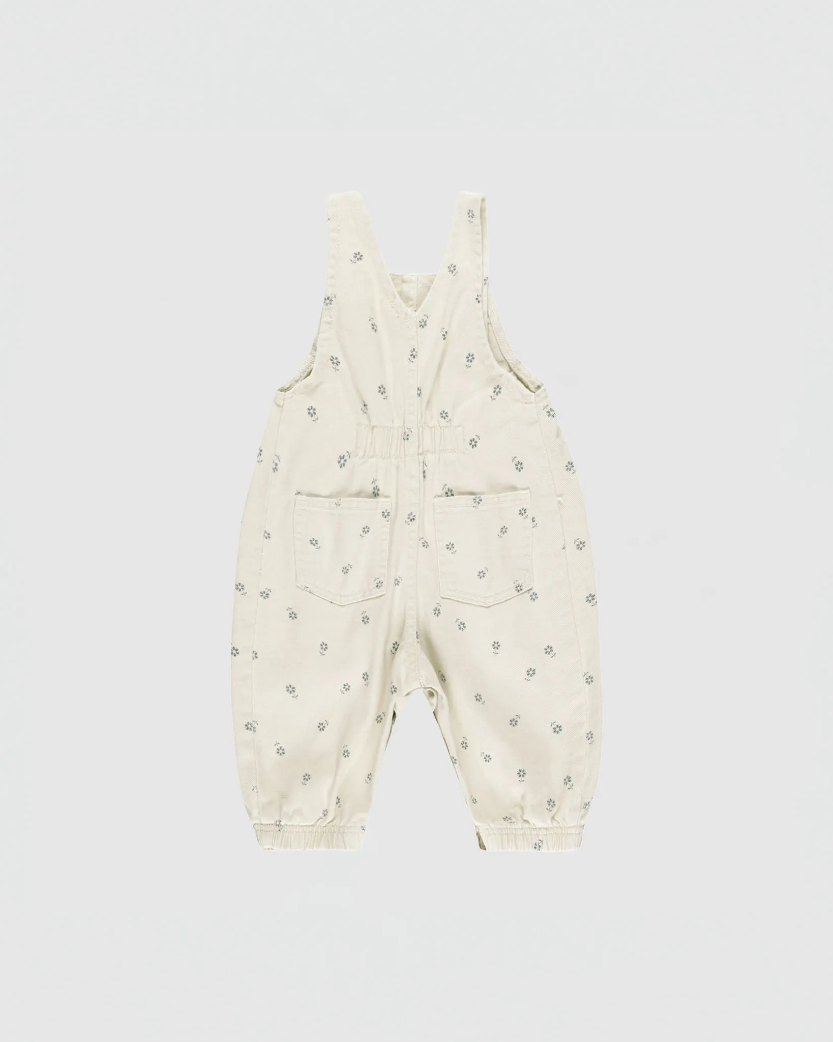 Rylee   Cru Vintage Overall in Blue Daisy