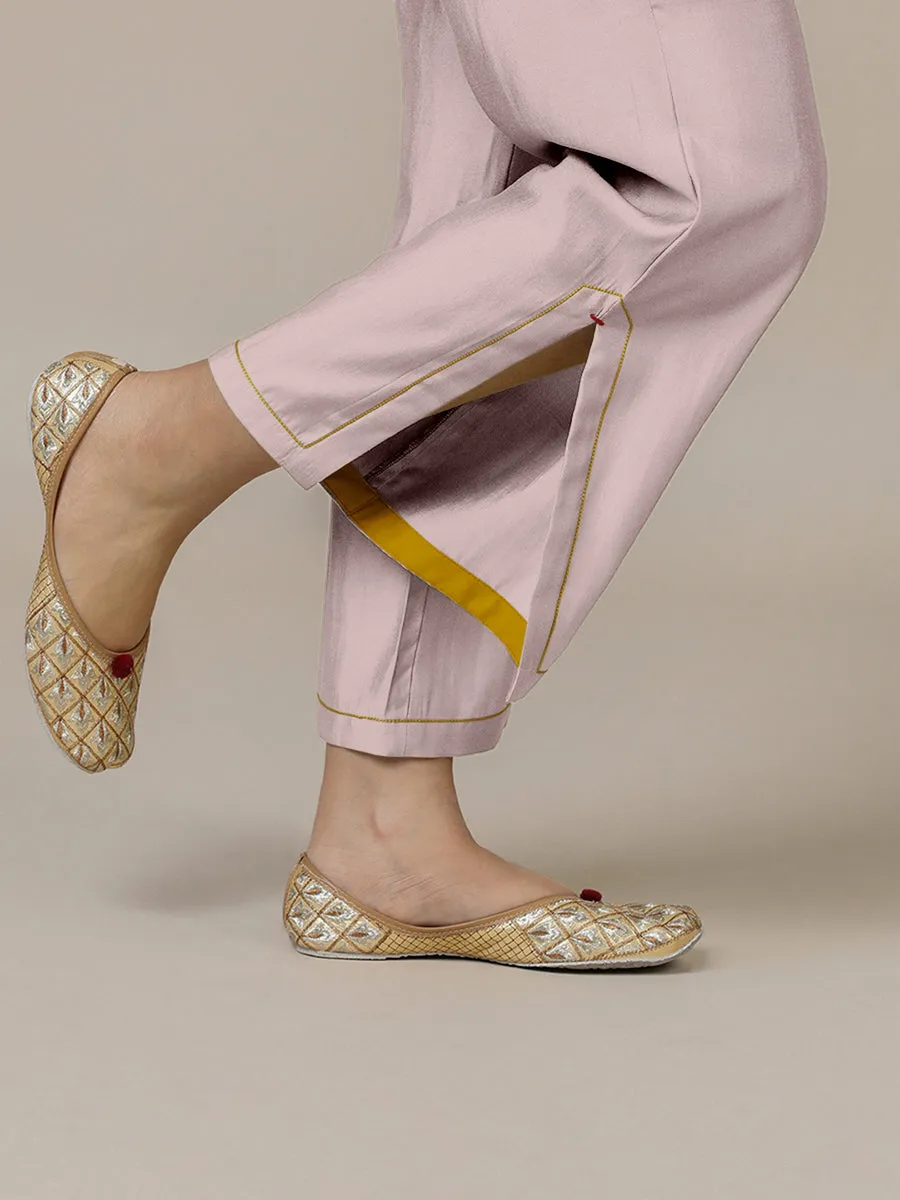 Saba x Rozaana | Lilac Cotton Silk Pants