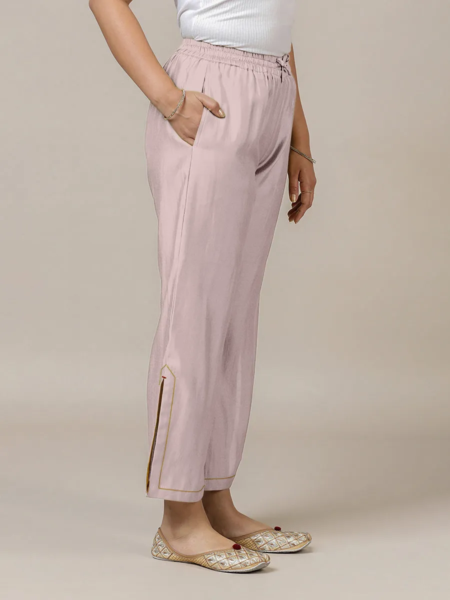 Saba x Rozaana | Lilac Cotton Silk Pants