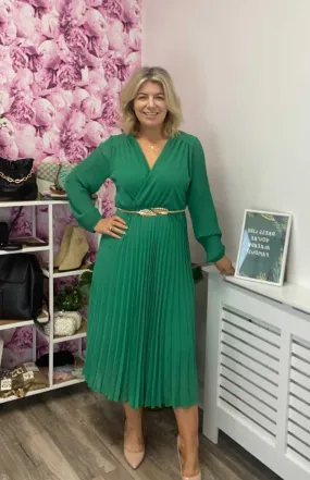 Saoirse Midi Dress (Green)