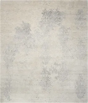 Silk Shadows SHA14 Ivory/Silver Rug