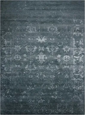 Silk Shadows SHA15 Blue/Stone Rug