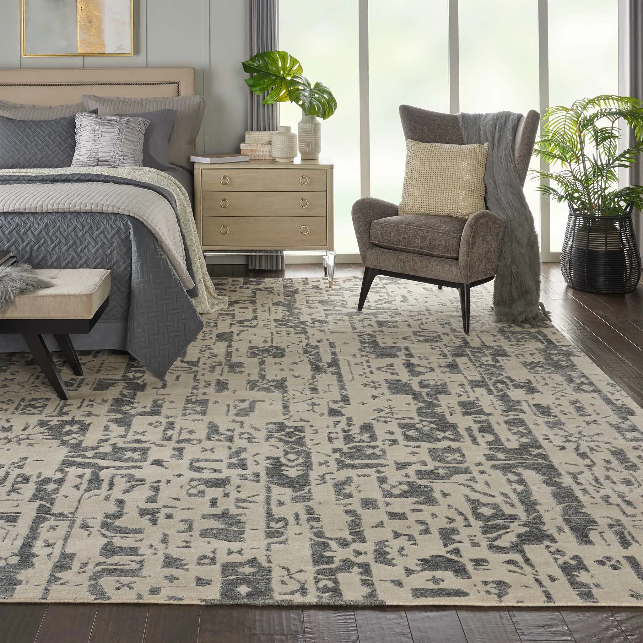 Silk Shadows SHA19 Transitional Rug