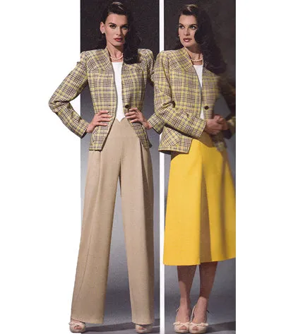 Simplicity 4044: 1940s Repro Vintage Sewing Pattern: Sportswear Separates.