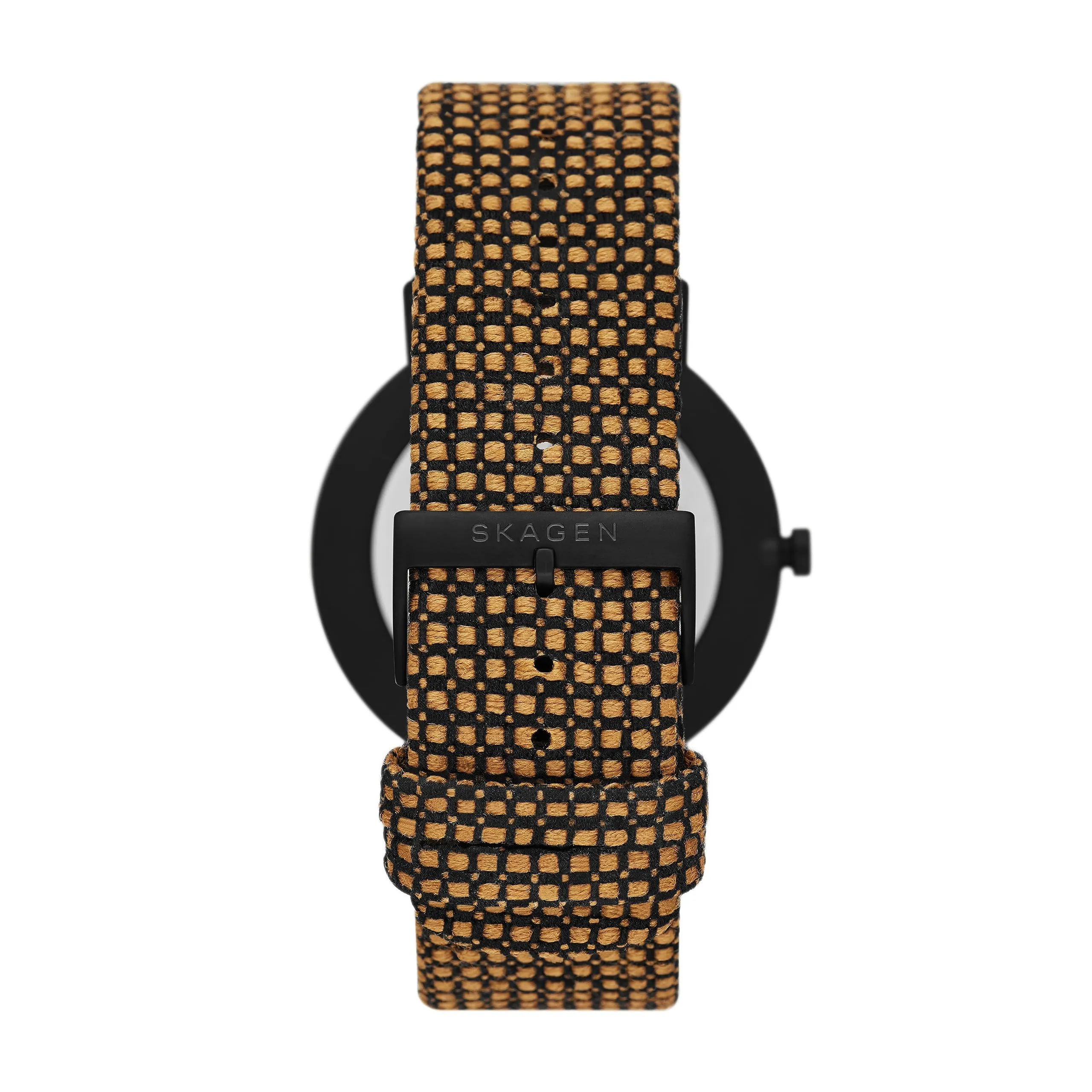 Skagen Men's Kuppel Two-Hand Brown Kvadrat Wool Band Watch (Model: SKW6895), Brown