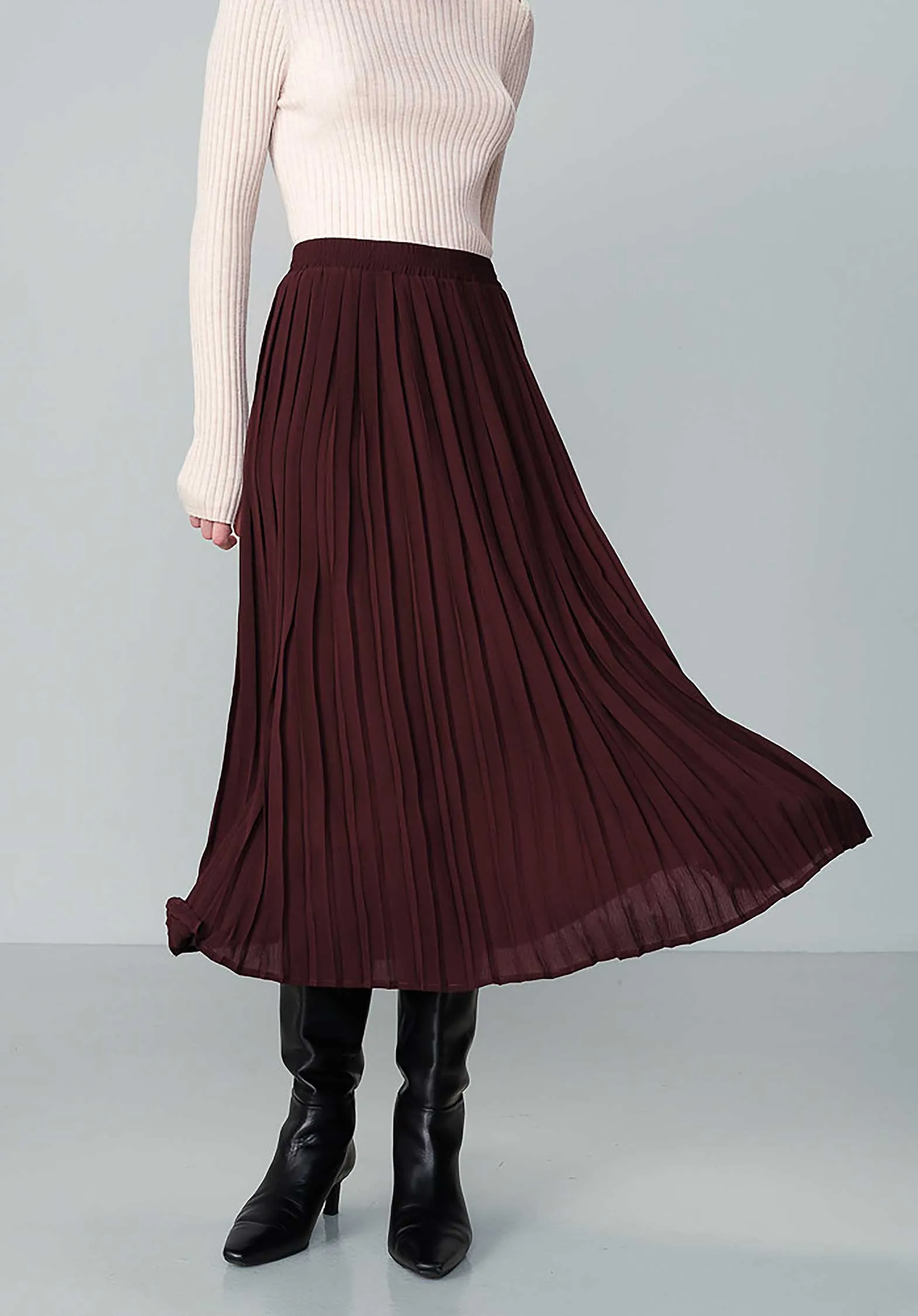 Skirt Ninon Prune