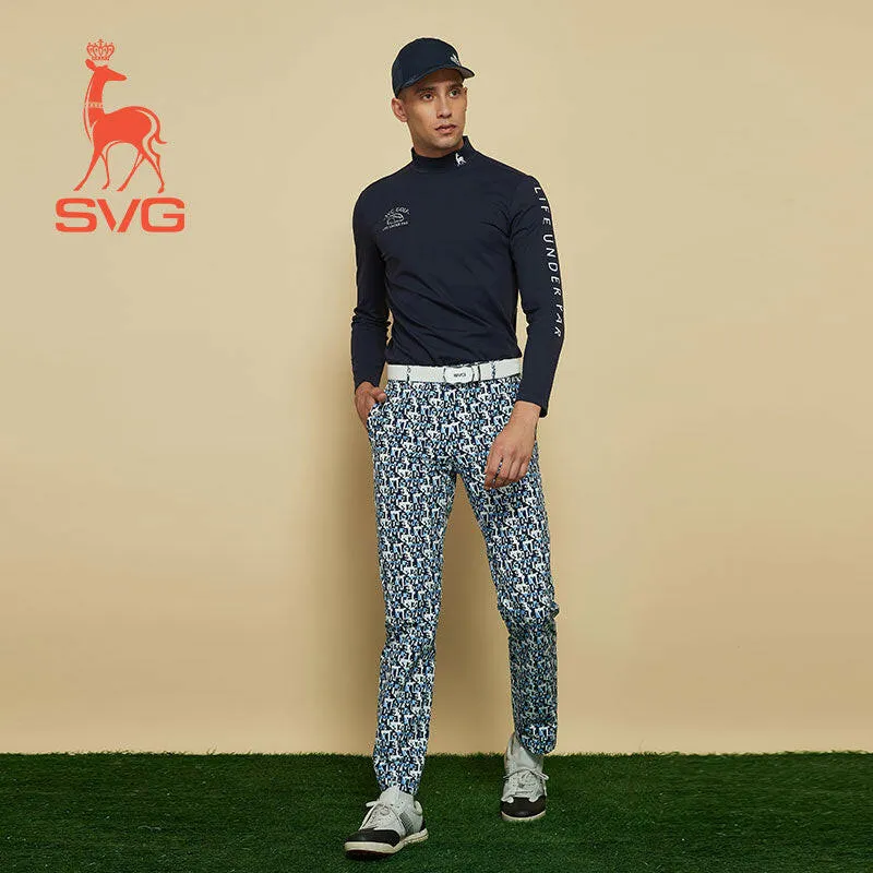 SVG Men's Printed Golf Pants