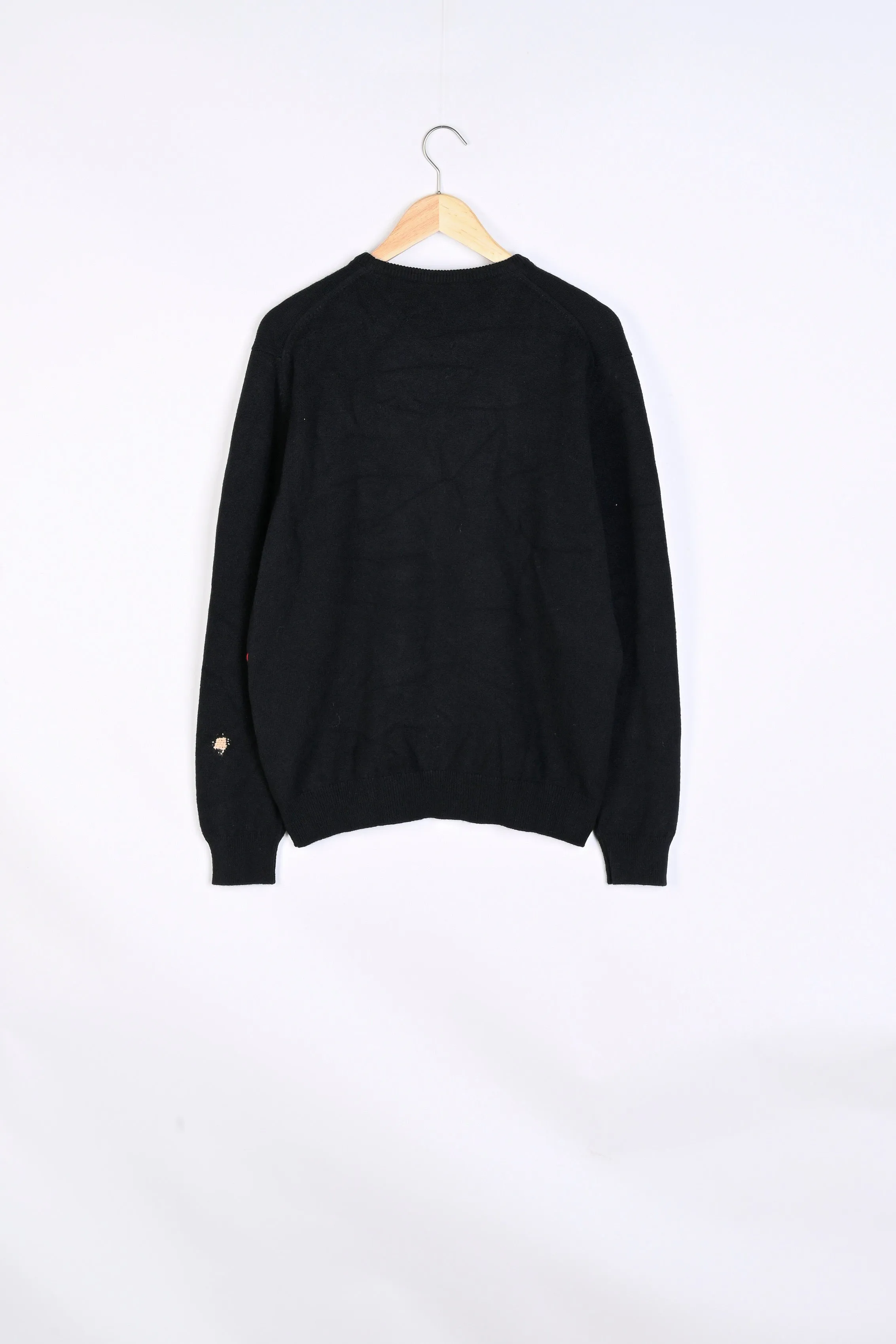 SWEATER ROUND NECK - BLACK