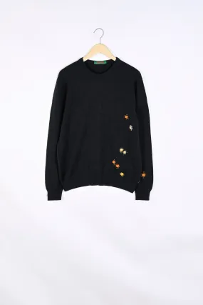 SWEATER ROUND NECK - BLACK