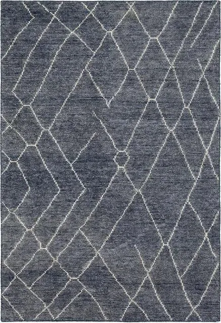 Tangier RG192 3259 Spartel Blue Steel Rug