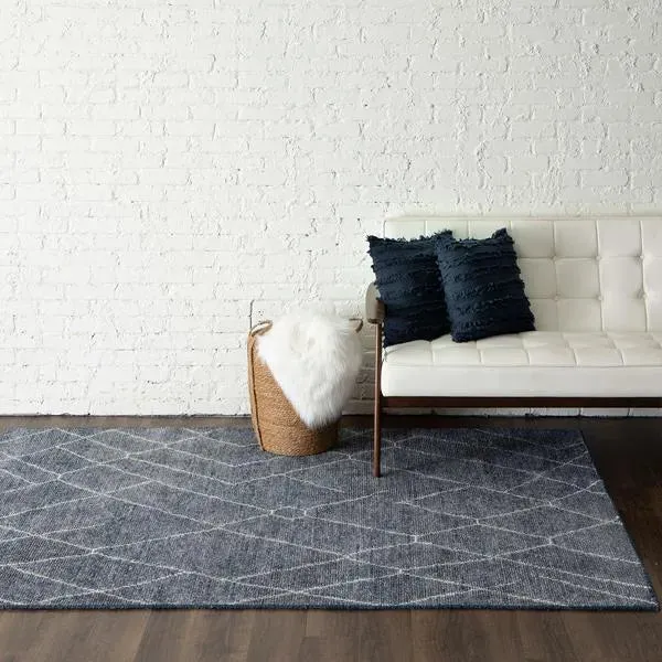 Tangier RG192 3259 Spartel Blue Steel Rug