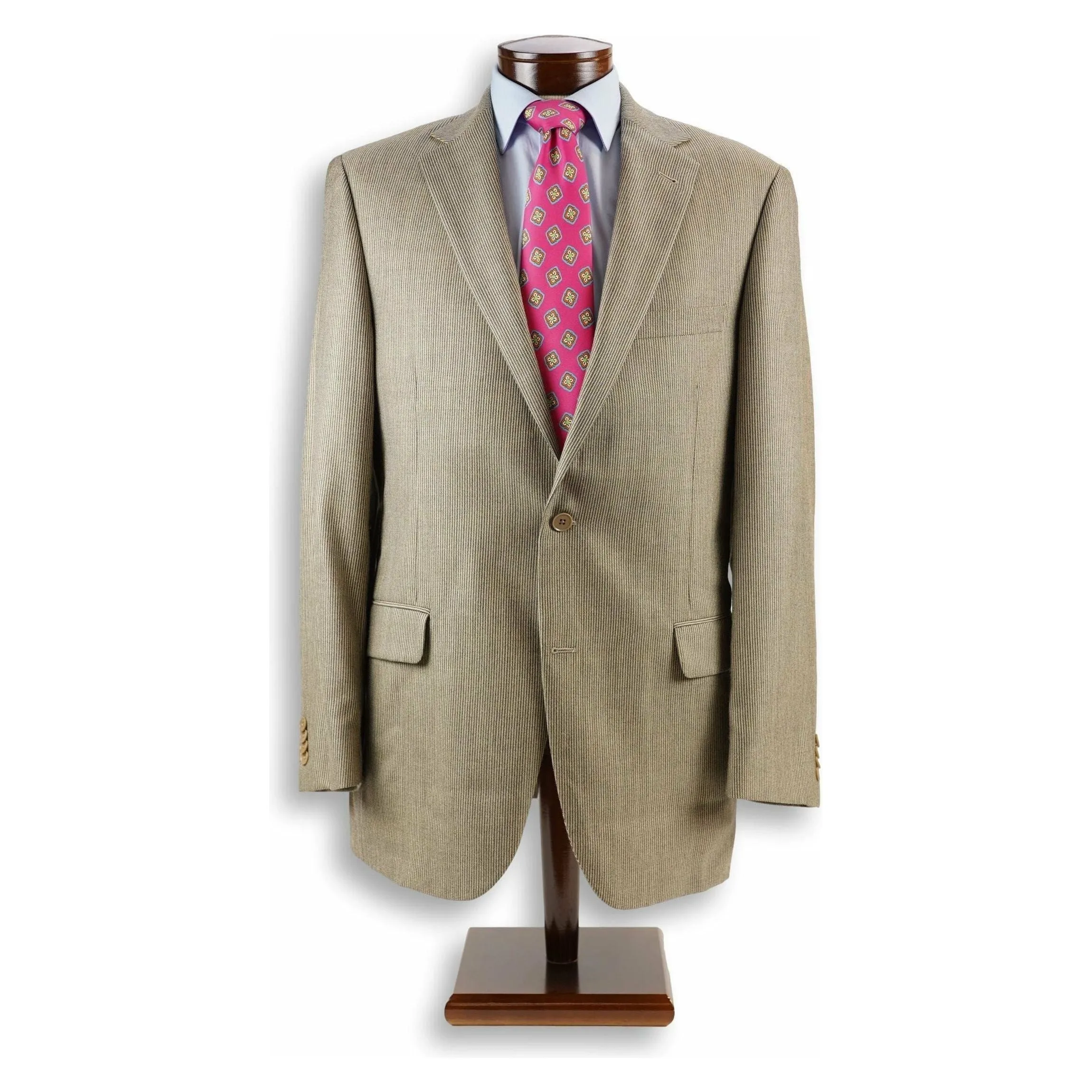 Taupe Hairline Stripe Sport Coat