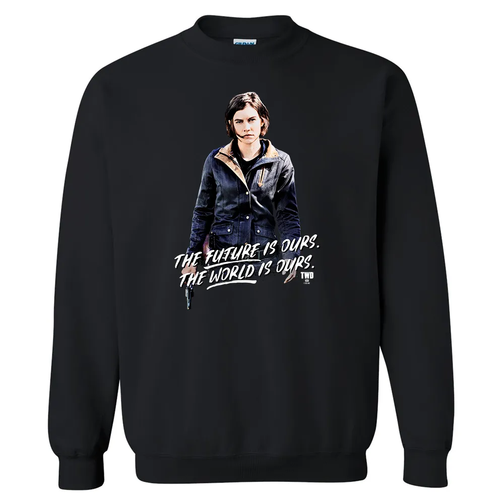 The Walking Dead Maggie The World Is Ours Fleece Crewneck Sweatshirt