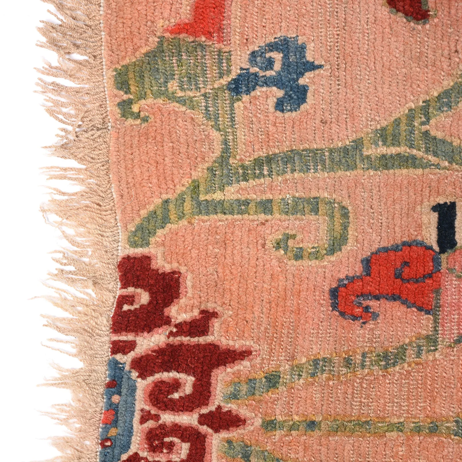 Tibetan Wool Rug - 19th Century