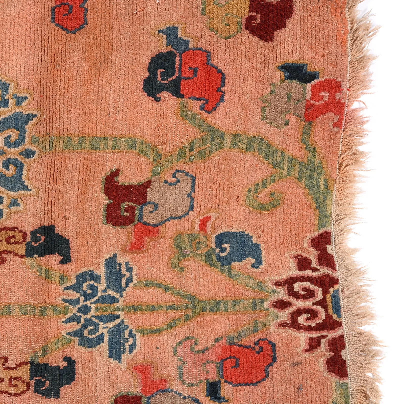 Tibetan Wool Rug - 19th Century