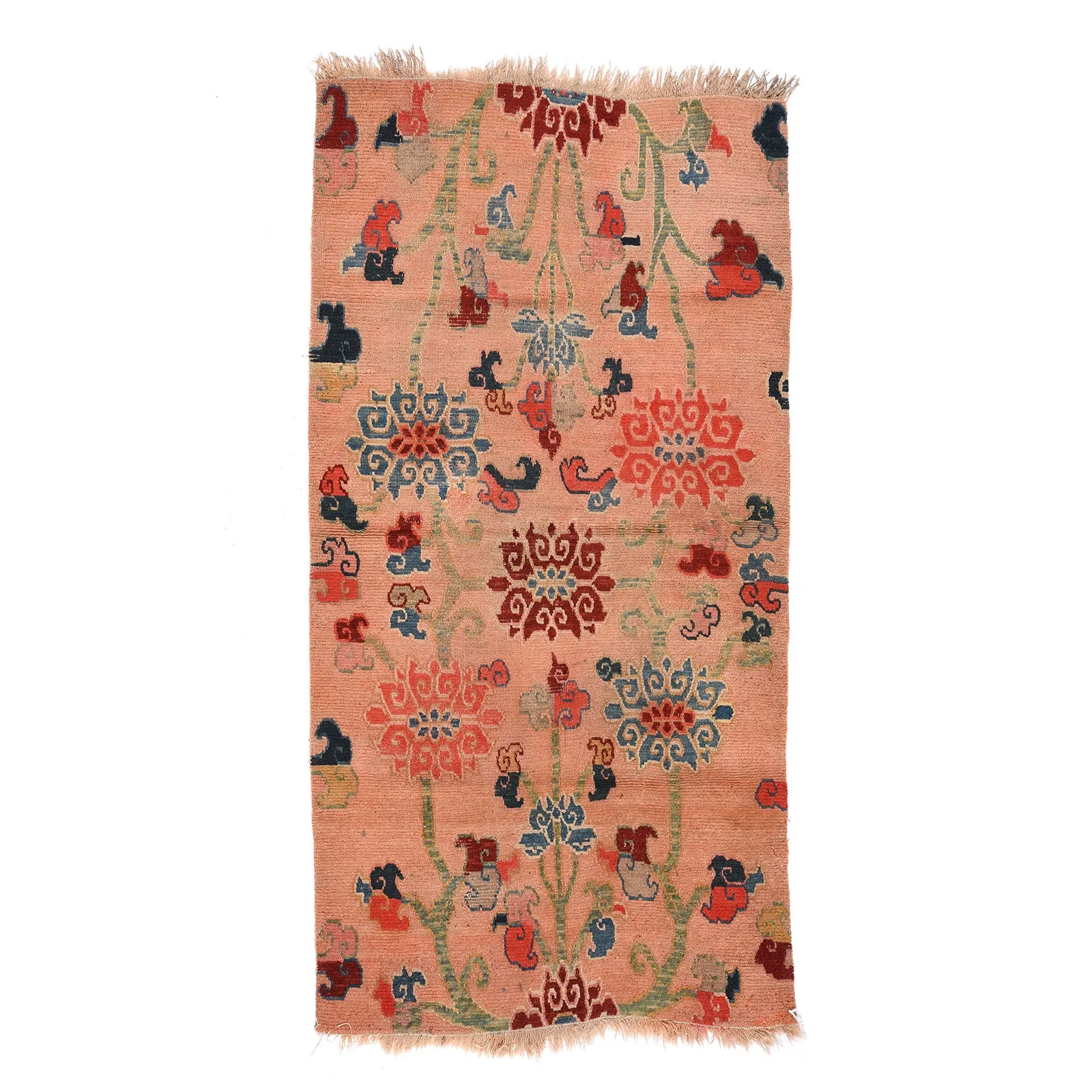 Tibetan Wool Rug - 19th Century