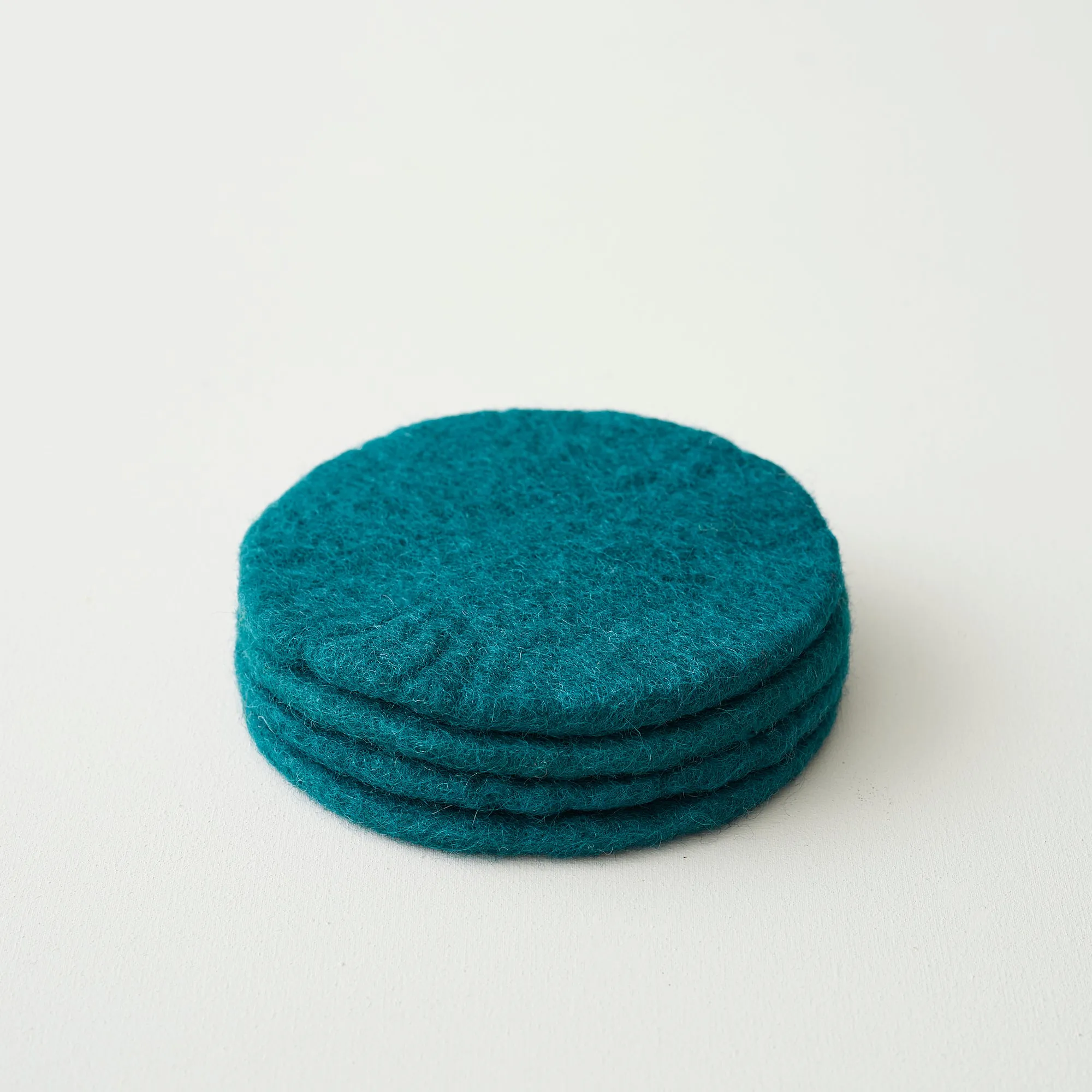 TOLA Handmade Eco Felt Coaster Vase Mat 4pc Set