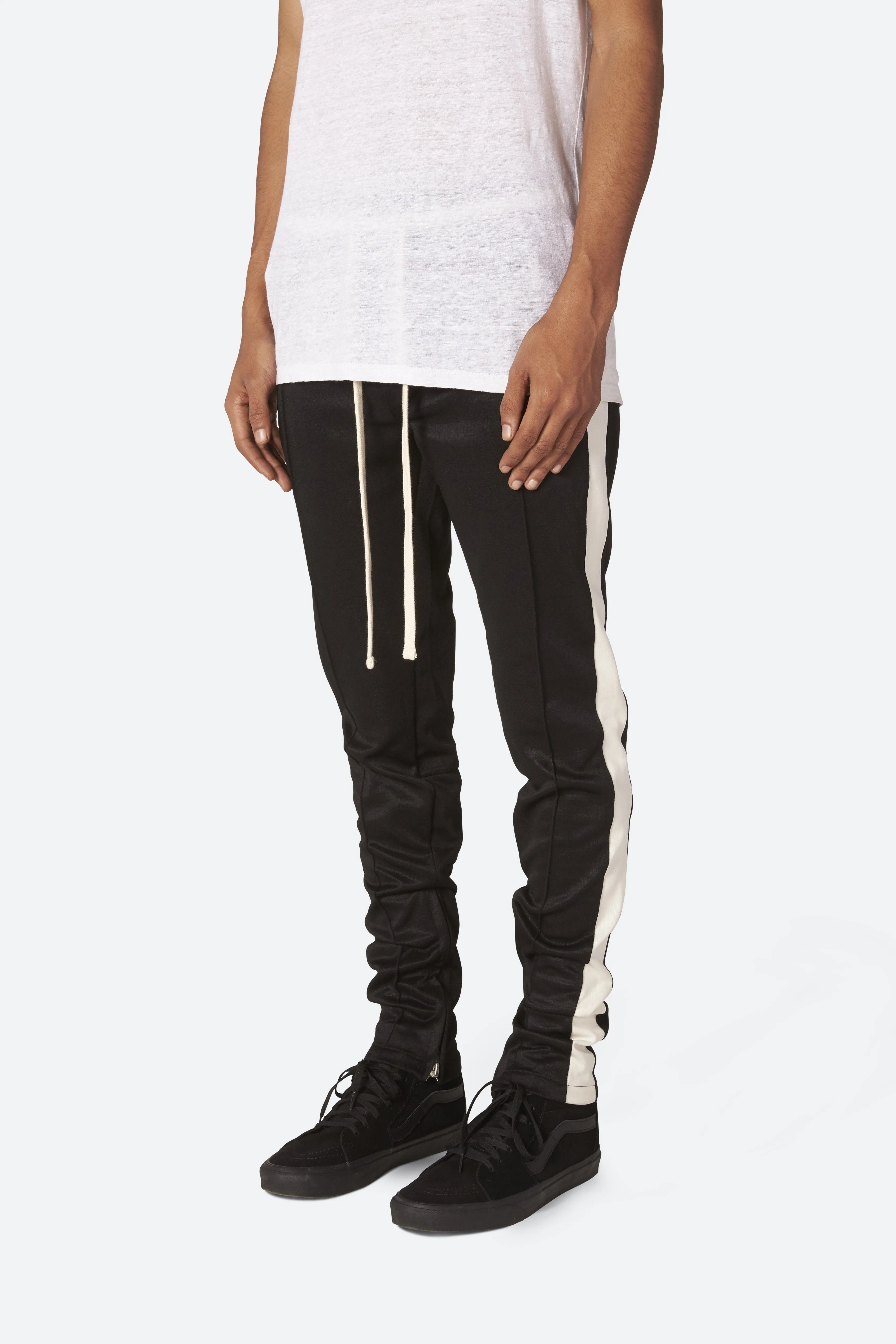 Track Pants - Black/White