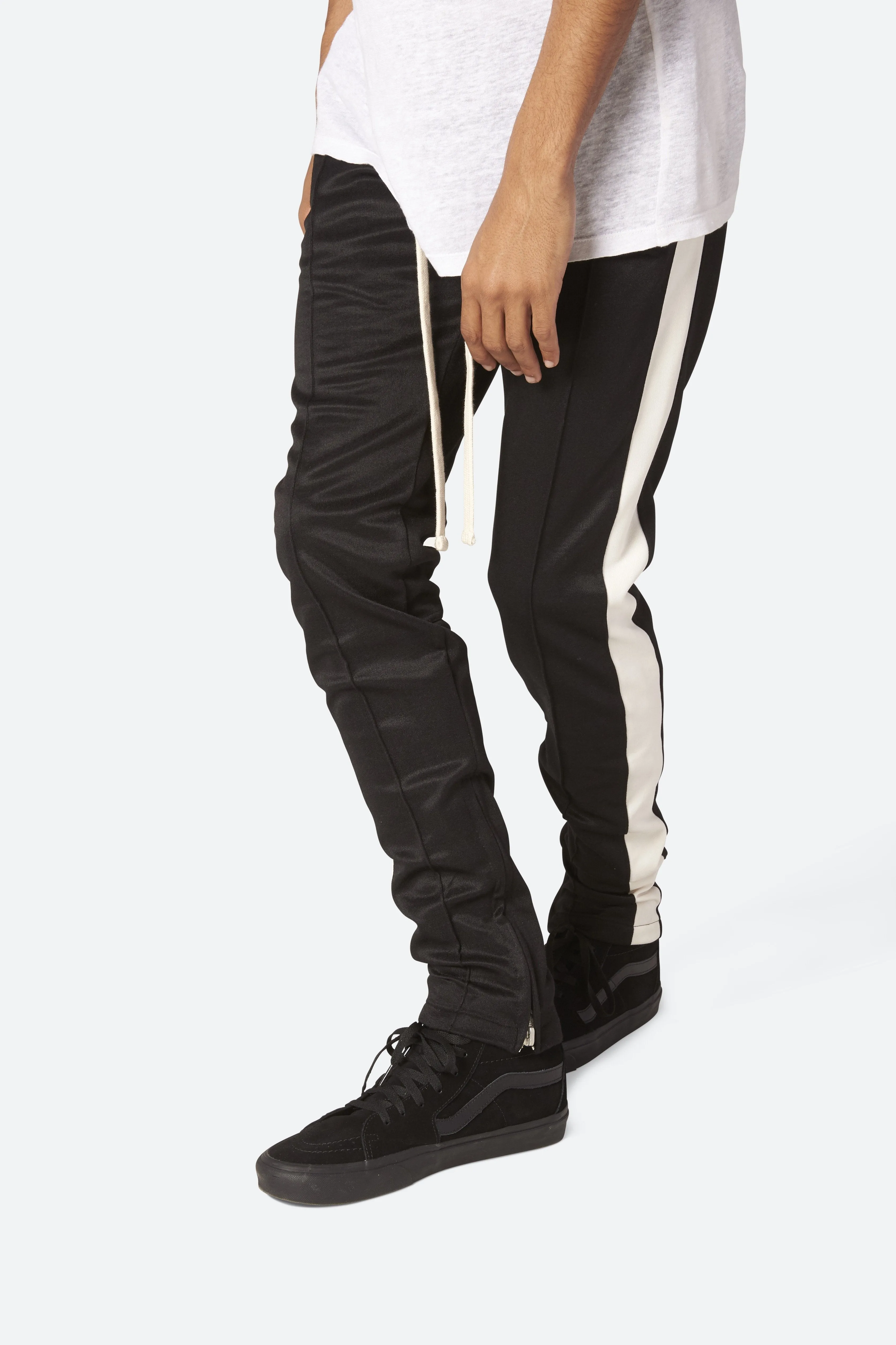 Track Pants - Black/White