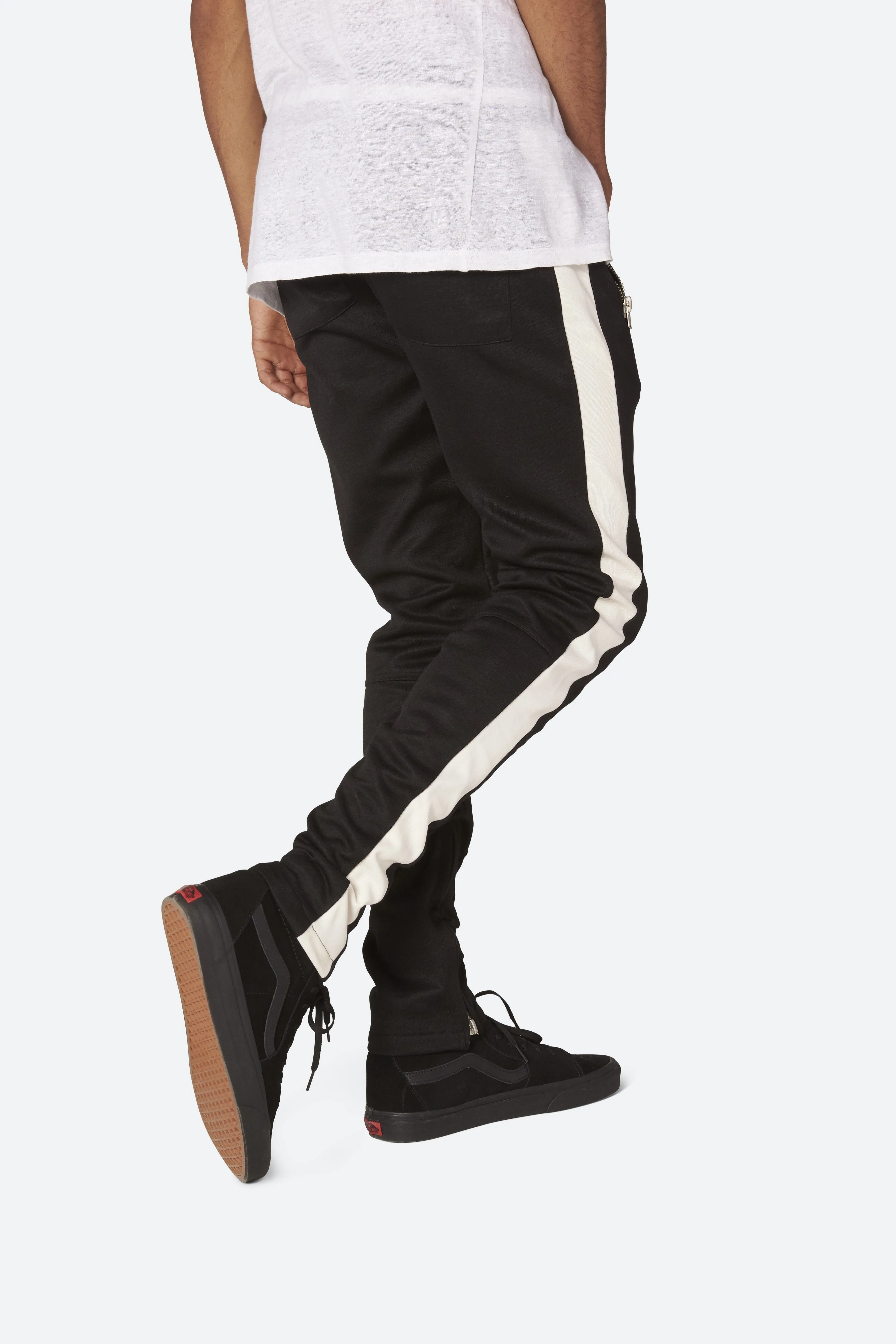 Track Pants - Black/White